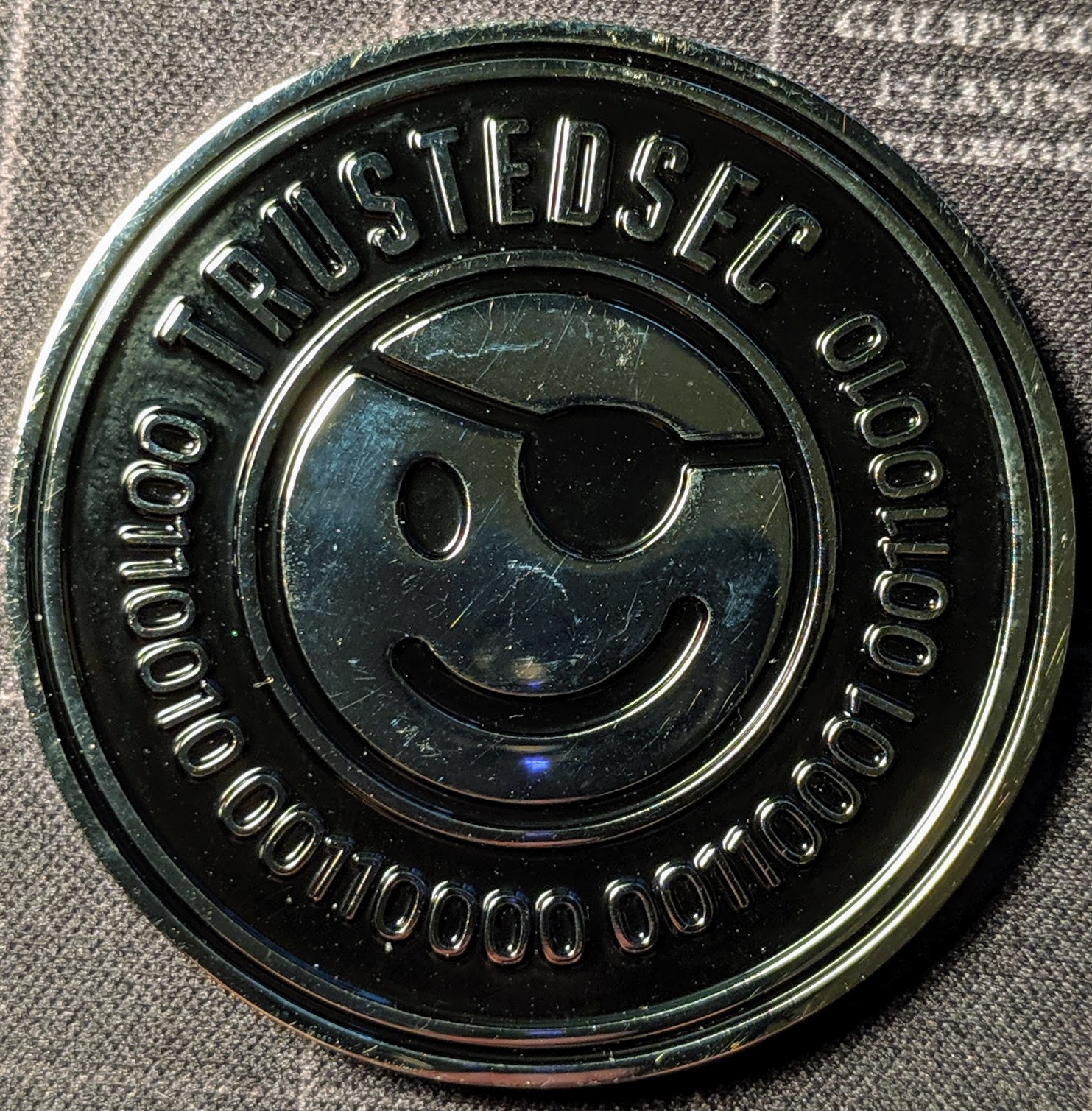 DerbyCon 9 – TrustedSec Challenge Coin Solution – Hermit's Cave